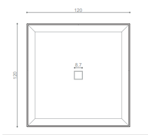 Kreoo Shade Square Shower Tray