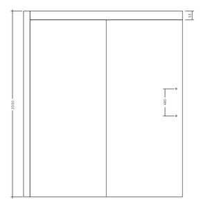 Disenia Space Shower Enclosure With Sliding Door
