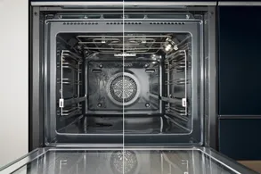 Siemens iQ700 Built-in compact oven with microwave function 60 x 45 cm Black