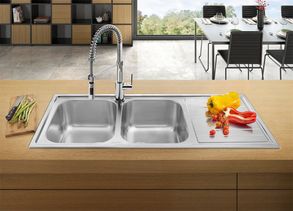 Smeg Double Lever Filtered Water Kitchen Tap