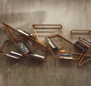 Henge Tangram Wall Shelf & Bookcase