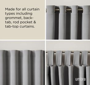umbra Flute Curtain Rod