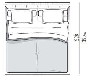 Minotti Andersen Bed
