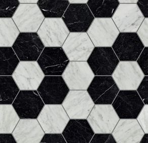 Bisazza Pienza Nero Matt Floor Tiles