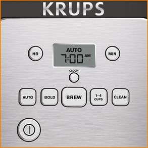 Krups EC321 12-CUP Thermobrew Programmable Coffee Maker