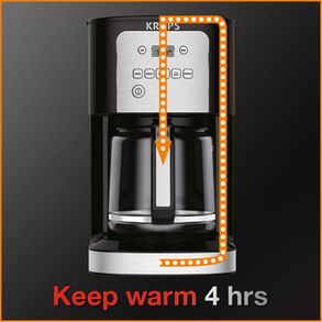 Krups EC321 12-CUP Thermobrew Programmable Coffee Maker