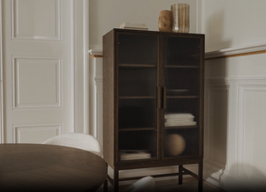 boconcept Axo Series Glass Cabinet
