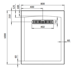 Crosswater Vito Rectangle Shower Tray