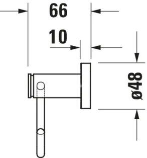 Duravit D-code Toilet Paper Holder