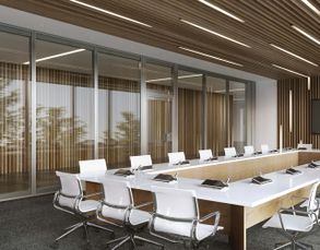 Modernfold Acousti-clear® Movable Glass Wall Systems