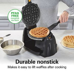 Hamiltonbeach Removable-grid Belgian Waffle Maker