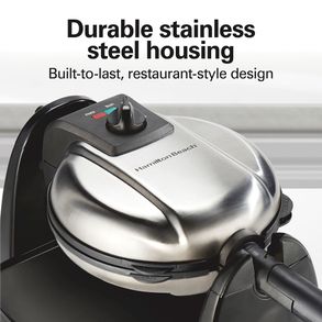 Hamiltonbeach Removable-grid Belgian Waffle Maker