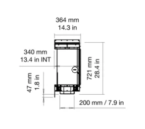 Ecosmart Fire Flex 140BN Fireplace