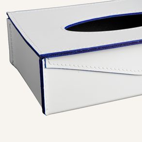 Limac Design Colored Tissue Box In Leather Fazoly Color