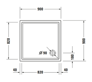 Duravit Starck Slimline Shower Tray