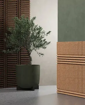Greenmood Sillon Acoustic Cork Wall