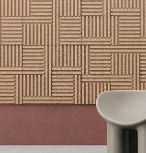 Greenmood Sillon Acoustic Cork Wall