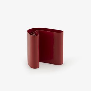 Ligne Roset Architectural Vase Large Red