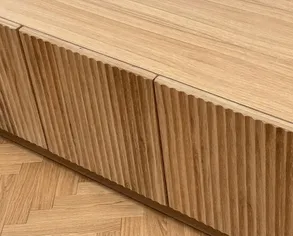 Radis TV Stand With Vertical Waves RIF