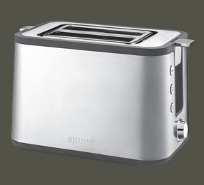 krups 2 Slice Control LINE Stainless Steel Toaster Kh442d50