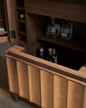 Pinch Glover Drinks Cabinet Gold