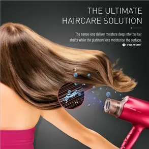 Panasonic Panasonic hair dryer with nanoe technology for shinier, healthier and moisture-rich hair