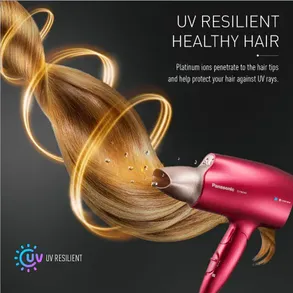 Panasonic Panasonic hair dryer with nanoe technology for shinier, healthier and moisture-rich hair