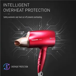 Panasonic Panasonic hair dryer with nanoe technology for shinier, healthier and moisture-rich hair