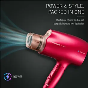 Panasonic Panasonic hair dryer with nanoe technology for shinier, healthier and moisture-rich hair