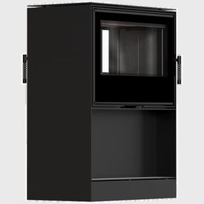 Kratki Wood burning stove tunnel kratki kari 80 12 kw ø 180