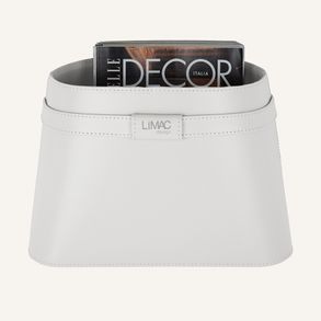 Limac Design Luxurious Magazine Rack In Leather Clotidie