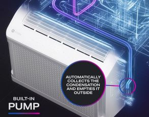 Geappliances GE Profile ClearView™ 6,100 BTU Smart Ultra Quiet Window Air Conditioner