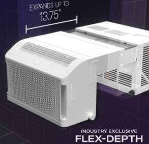 Geappliances GE Profile ClearView™ 6,100 BTU Smart Ultra Quiet Window Air Conditioner