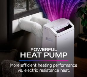 Geappliances GE Profile® 12,000 BTU Dual-Hose, Inverter Heat/Cool Portable Air Conditioner