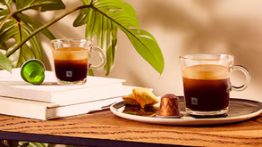 Nespresso Essenza Mini, Aeroccino & 4 Coffee Sleeves Combo