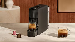 Nespresso Essenza Mini, Aeroccino & 4 Coffee Sleeves Combo