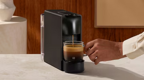 Nespresso Essenza Mini, Aeroccino & 4 Coffee Sleeves Combo