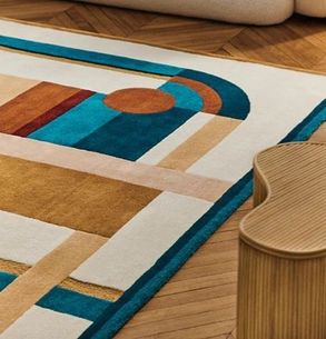 Toulemonde Bochart Hacienda Multicolored Wool Rug