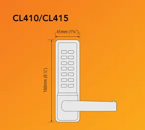 Codelocks Cl410 & Cl415 Tubular Latch