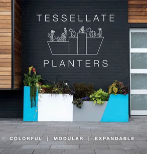Loll Designs Tessellate Rectangle Planter