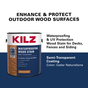 Kilz® Waterproofing Semi-transparent Stain