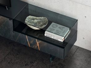 Lago 36e8 Glass Tv Unit