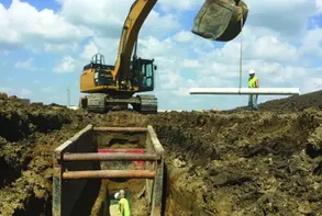 Contech Gravity Sewer Pipe with 200 psi Stiffness
