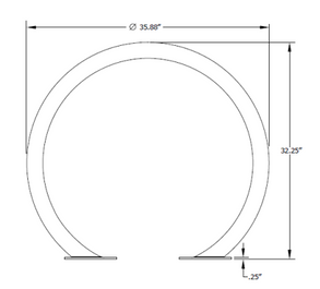 Anova Tandem Powder Coated Bike Rack, Surface Mount