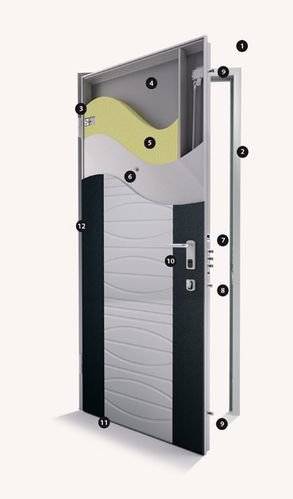 Dibi 883 Single Leaf Security Door
