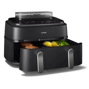 Philips 5000 Series Dual-basket Airfryer With Steam, 9.6 Qt