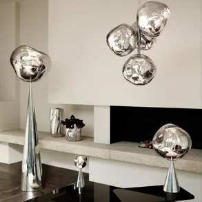 Tom Dixon Melt Opal Fat Cone Floor Light