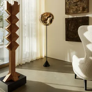 Tom Dixon Melt Opal Fat Cone Floor Light