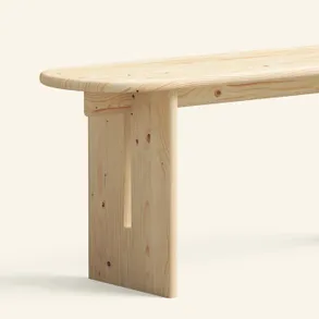 We Do Wood Numa Bench - Smoked Pine