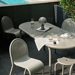 Tomdixon Groove Outdoor Table